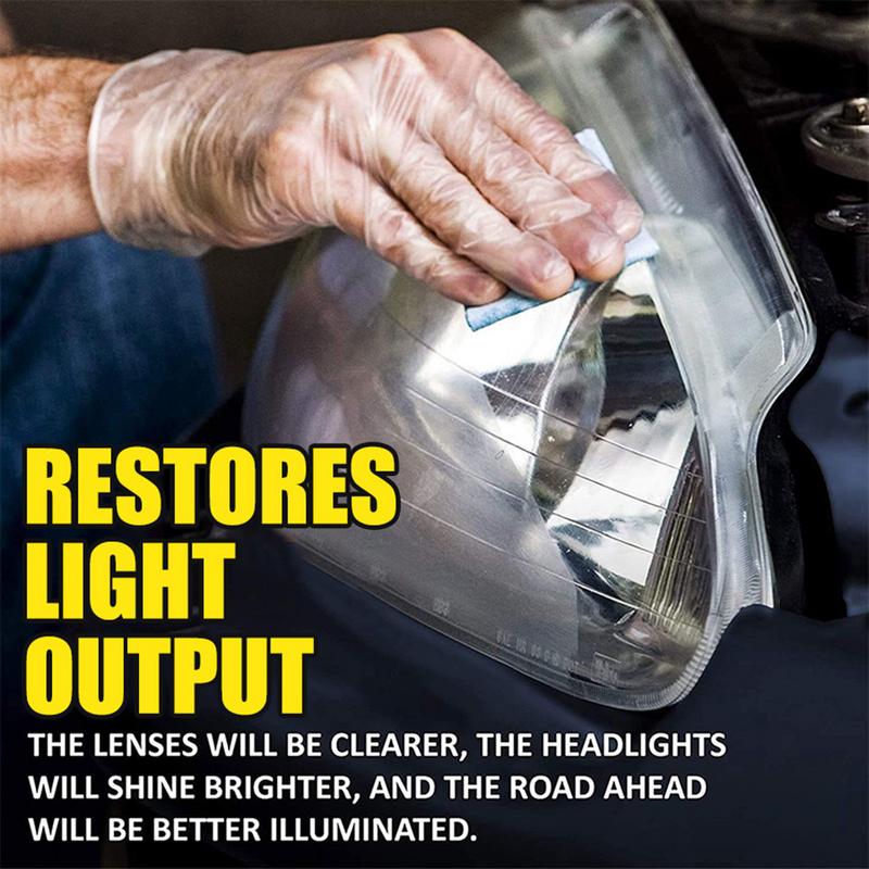 Полировка фар автомобиля Восстановление фар Удаление царапин Полировальная паста для очистки Ремонт Удаление окисления Полироль для восстановления фар
