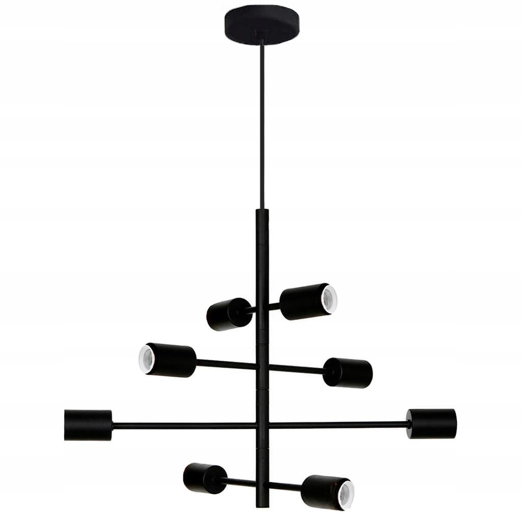 Ceiling lamp chandelier hanging living room kitchen black room loft modern