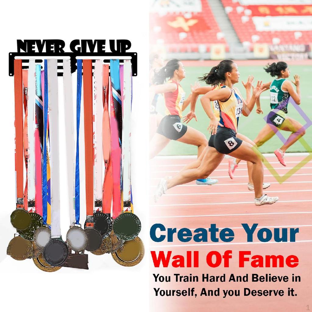 Элегантная металлическая витрина для медалей за спортивные достижения