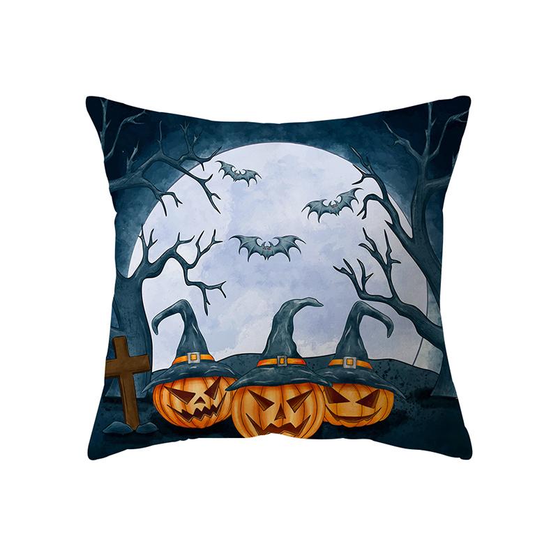 Pumpkin Collection Halloween Theme Pillow Cover Sofa Cushion  Holiday Gift Party Decoration Home Decor