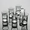 2pcs Sets Shot Glass Transparent Spirits Cup Multiple Capacity Small Wine Glasses Creative Baijiu Goblet Party Vodka Glass Gifts