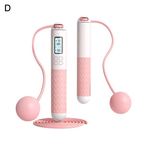 Скакалка с противовесом, стальной трос, регулируемая нескользящая ручка, скакалка для фитнеса, не спутывающаяся