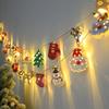 Christmas Tree LED String Light 1.5M 10LED Xmas Hanging Lamp Fairy Light Garland Home Decoration Ornament 2025 New Year Gifts