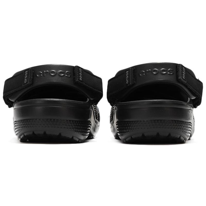 Crocs Классические клоги EVA с круглым носком, уютные, дышащие, пляжные сандалии, черные
