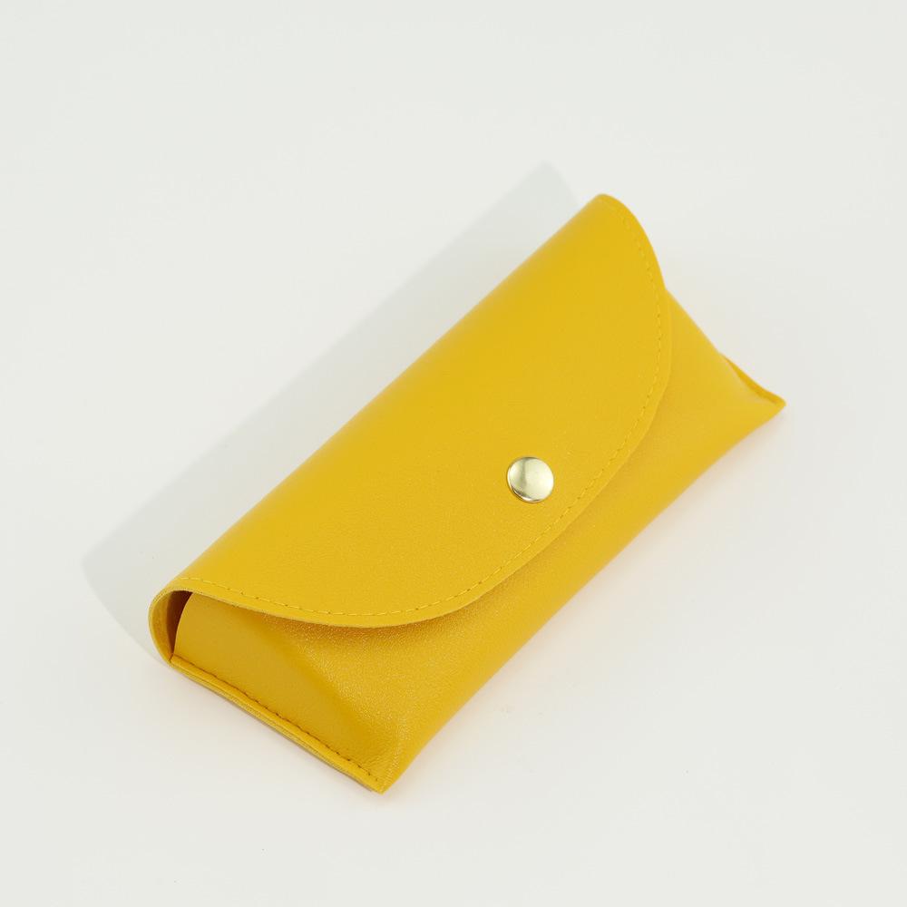 Ретро Минималистичный Кожаный Чехол для Очков: Мягкий и портативный чехол для солнцезащитных очков с противоударным дизайном