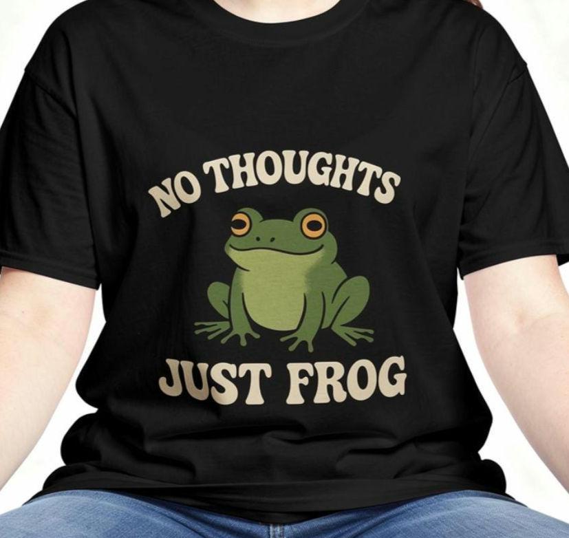 Cute Frog T-Shirt, Aesthetic Cottagecore Frog Shirt, Funny Toad Graphic Tee, Retro Nature Lover Gift, Kawaii Froggy Lover Apparel, Unisex