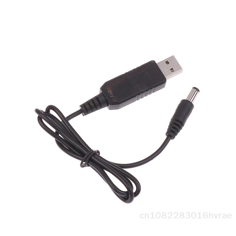 Кабель-усилитель 5 В - 21 В - Кабель-преобразователь USB в DC для литий-ионных аккумуляторных блоков