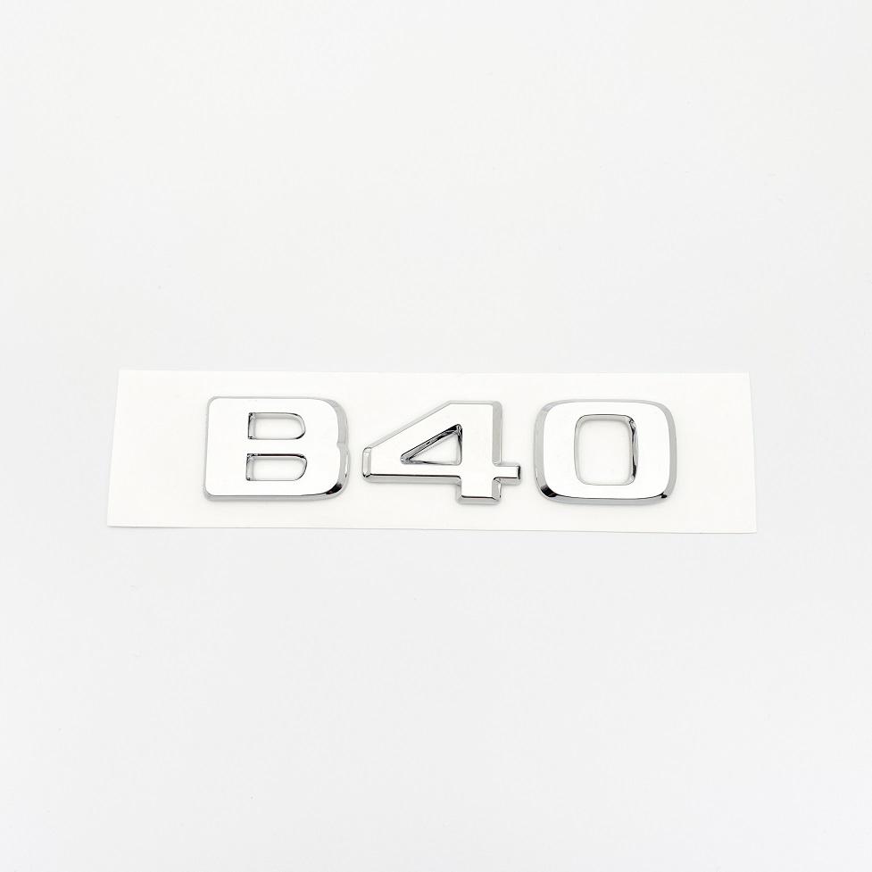 550G 4X4 850 550 D35 B40 D6S B63 3D Letters Chrome Silver Emblem Sticker For W464 Series Car Fender Trunk Rear Badge Sticker