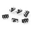 6pcs JC-SK09 Micro Mini Toggle Switch 6 Pin 2 Position Vertical Slide Switch Electrical Equipment