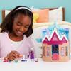 Mattel Disney Холодное Сердце Эльза и Замороженные Животные Эренделла Роскошный Кукольный Домик Игровой Набор для Ролевых Игр с 1 Мини-Фигуркой от 3 лет и Куклой-Переодевалкой JFG28, Вверх,
