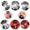 32/44/58mm Anime Toilet-bound Hanako Kun Pins Round Cartoon Snap-in Brooches for Backpack Cothes Accessories Collection Badge Decoration