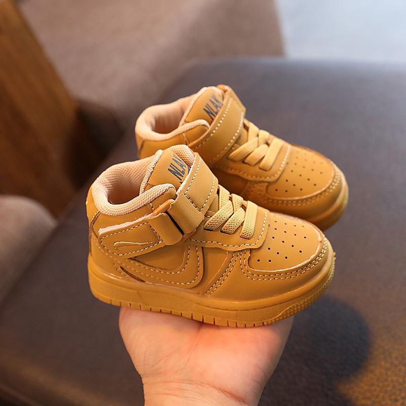 Осенняя нескользящая спортивная обувь средней высоты 2024 года для малышей - унисекс