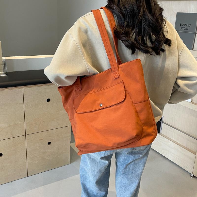 Легкая сумка большой емкости пригородная женская сумка-тоут студенческая сумка через плечо