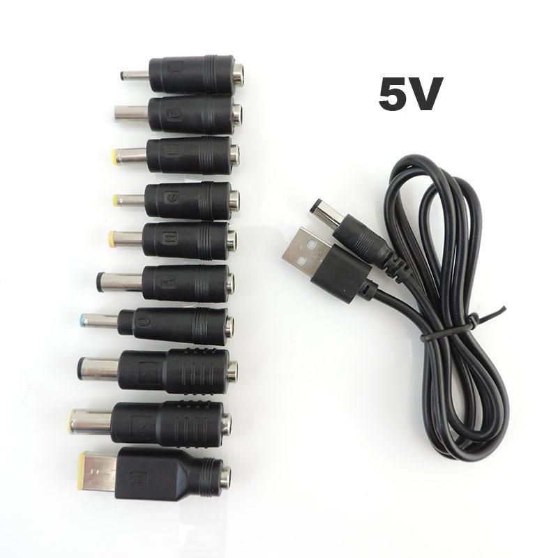 Разъем зарядного устройства постоянного тока 4,0x1,7 7,4, разъем USB, повышающий кабель, линия постоянного тока от 5 В до 9 В, 8,4 В, 12 В, повышающий преобразователь модуля