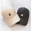 Женские однотонные хлопковые бейсболки с вышивкой для поездок на работу, прогулок, повседневные