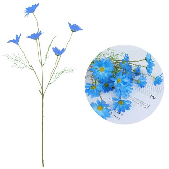 1 шт. поддельный цветок 5 головок яркие красочные специальные широкое применение искусственный цветок для стола