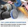 Lawn Mower Blade Removal Tool Set Lawn Mower Blade Sharpener and Balancer Lawn Mower Blade Holder