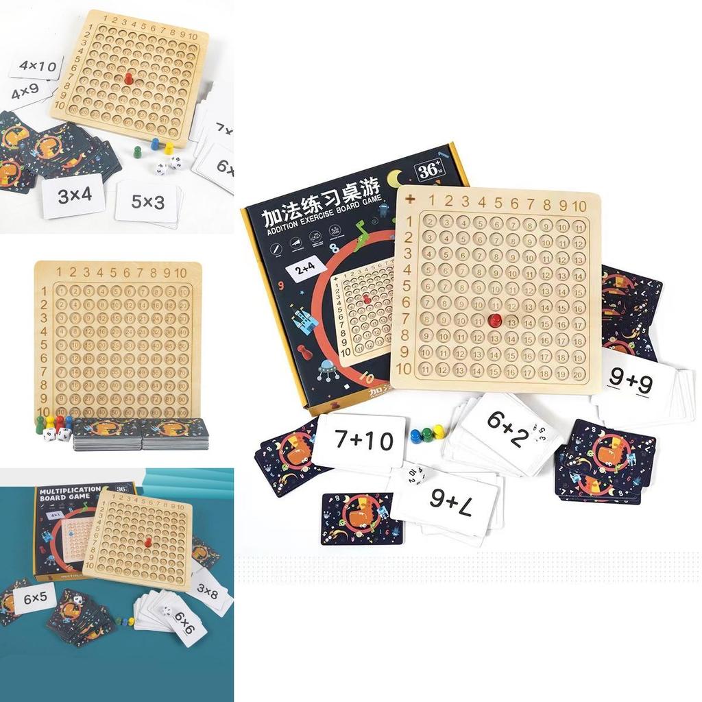 Multiplication Table Educational Puzzle For Children Wooden Math Toy For Early Education