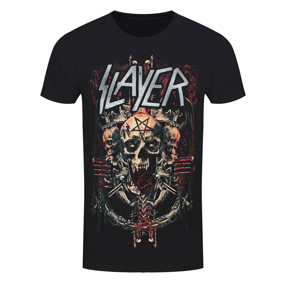 Футболка Slayer Демонический Admat Металл-группа Официальная Черная Новая Унисекс Футболка