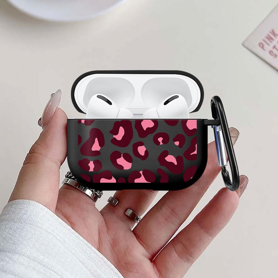 Чехол для наушников с принтом розового леопарда Чехол-кейс Для Airpods Pro2 2 Pro 3 Pro3 4 1