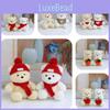 Bear Scarf Teddy Plush Toys Cartoon Stuffed Dolls Room Decorations Kid Xmas Gift
