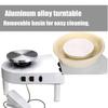 Pottery Wheel Machine 32cm 220V 350W Hand Cranked and Pedal Control Ceramic Work Clay Art With Mobile Smooth Low Noise