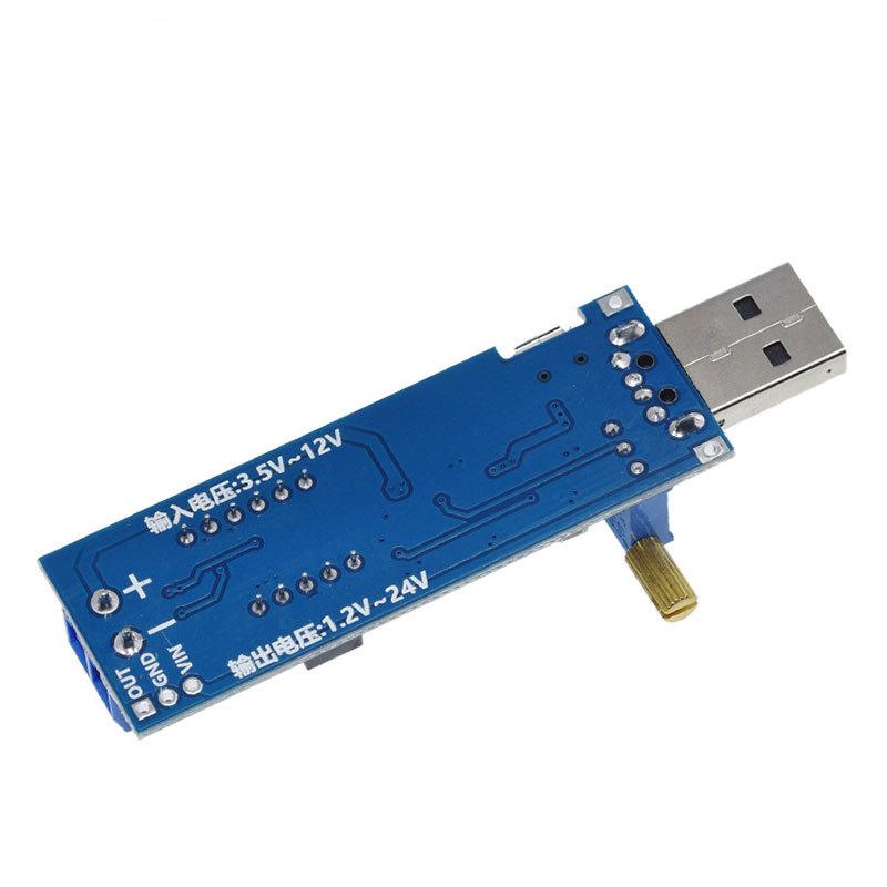 1 шт. USB DC-DC 5 В в 3,5 В / 12 В Micro USB Повышающий / Понижающий Модуль Питания Регулируемый USB Повышающий Понижающий Преобразователь Выход DC 1,2 В-24 В