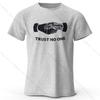 Футболка мужская Trust No One Printed из хлопка, 100% хлопок, Harajuku, свободные футболки с забавным принтом для мужчин и женщин, летние топы