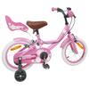 Kids  Bike 16 Inches for Ages 4 6 Light Pink