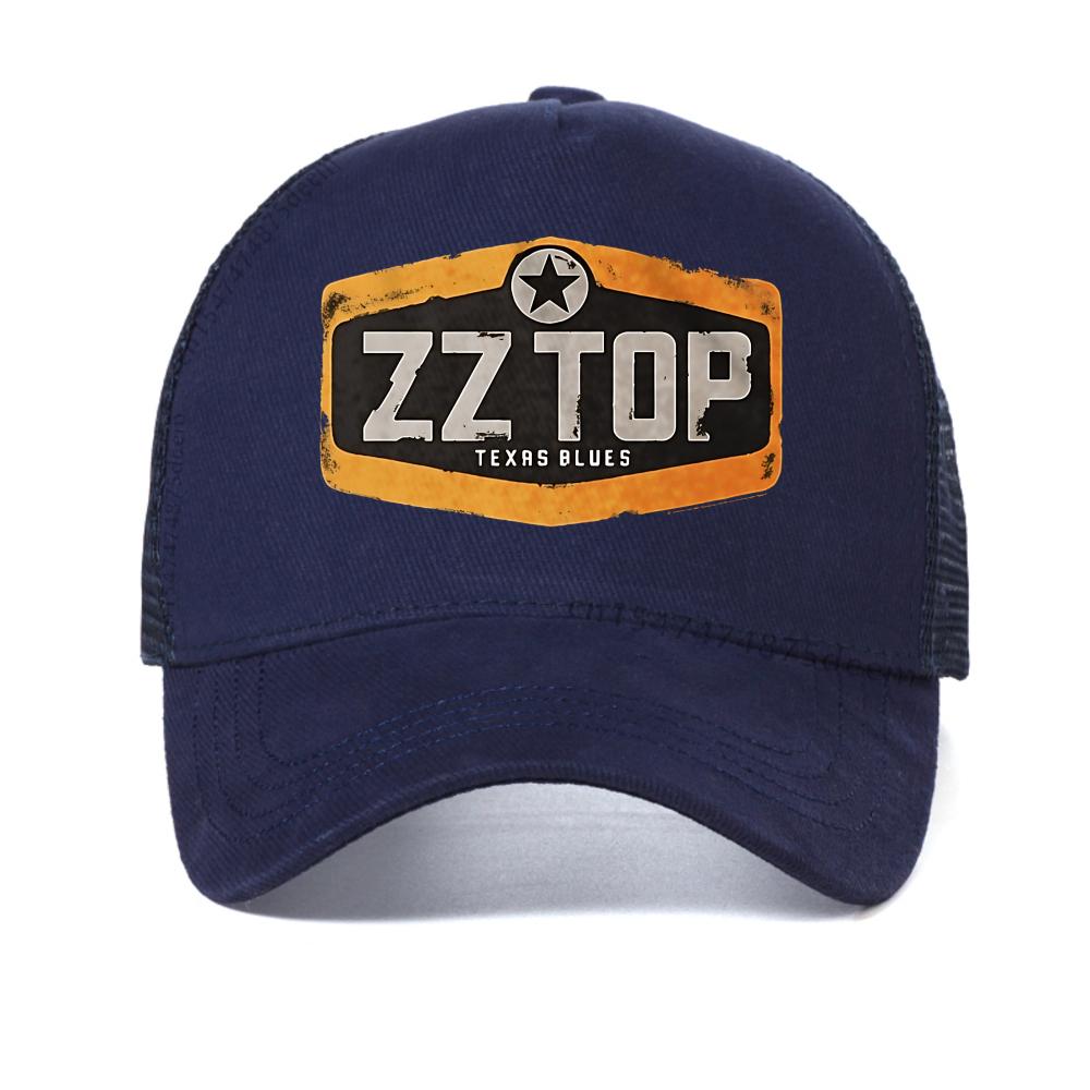 Кепка-бейсболка ZZ Top Texas Blues принт модная повседневная уличная солнцезащитная летняя регулируемая сетчатая кепка тракер солнце Snapback