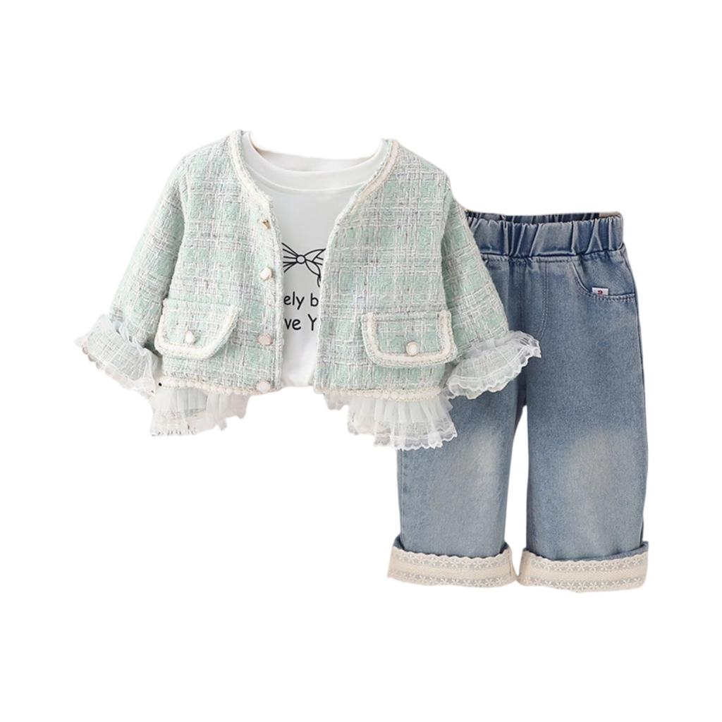 Детский повседневный комплект с длинным рукавом, удобные наряды для повседневной носки