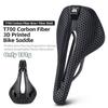 3D-печатное велосипедное седло из углеродного волокна, легкое, комфортное, дышащее, амортизирующее велосипедное сиденье