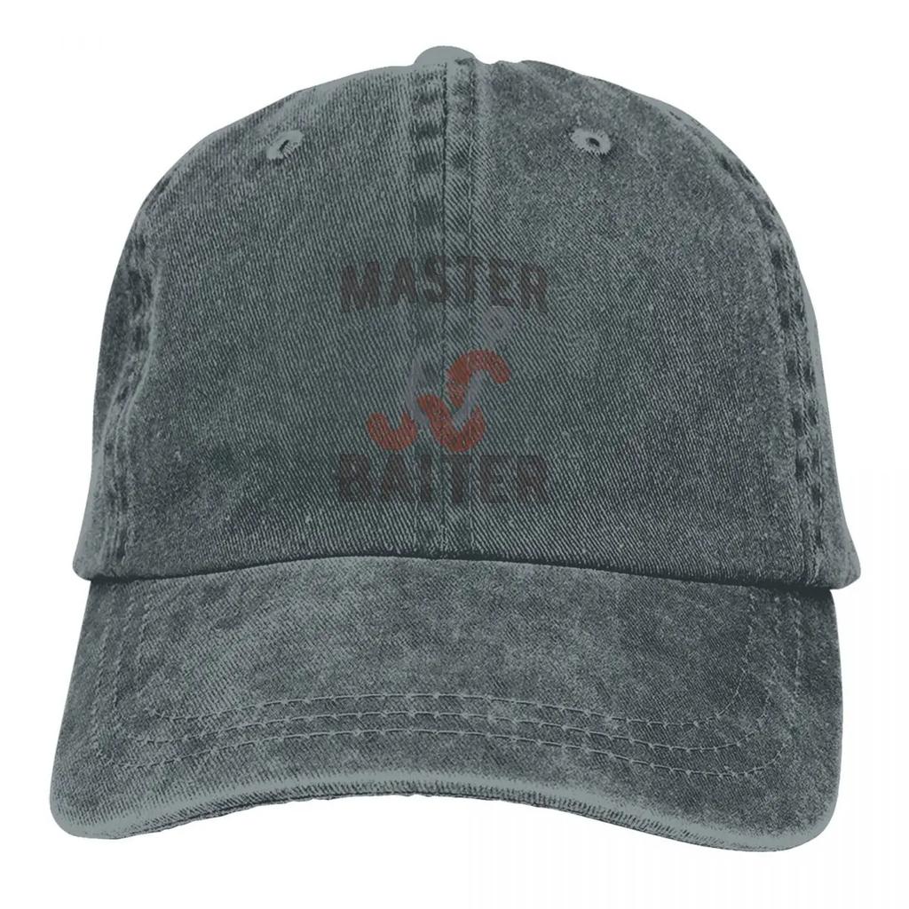 Master Baiter Funny FisherUnisex Classic Baseball Caps Peaked Cap Sun Shade Hats for Unisex Women
