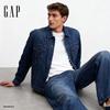 Gap Men's Loose-Fit Washed Denim Jacket 722736