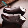 Winter Velvet Men's Leather Shoes Men's Cowhide Middle-aged and Elderly Warm Wool Boots Leather Shoes