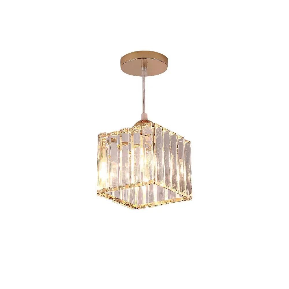 Nordic Modern Simple Led Потолочные светильники Crystal Lampshade Unique Lamp Designs Wall Aisle Corridor Living Room Подвесной светильник