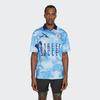 Puma Футбольная майка Manchester City со сплошным принтом и V-образным вырезом и короткими рукавами, спортивные майки унисекс, синяя 758801-01