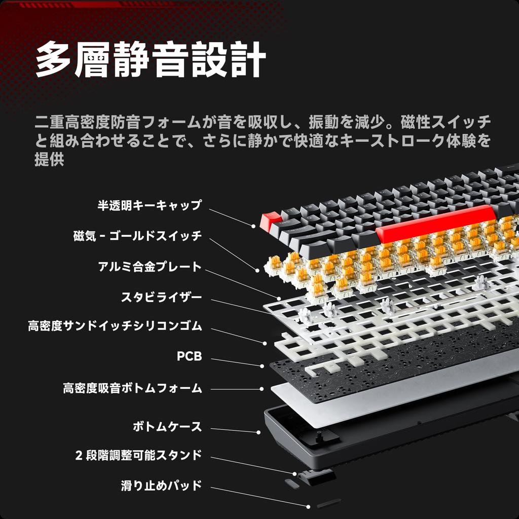 DIERYA X TMKB T68 Rapid Trigger Mechanical Gaming Keyboard Magnetic Switch Keyboard RGB Backlight Wired Compact 68 Keys All Keys No Collision