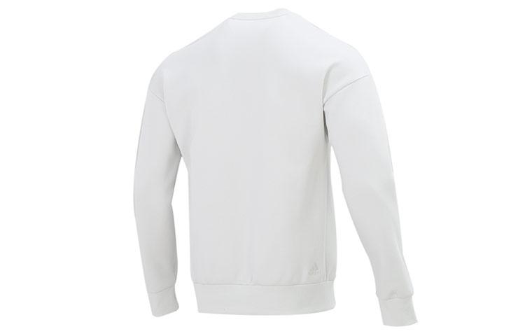 Adidas Sweatshirts Men's White Crew Neck Moderate Regular HE7465