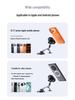 Новый двойной магнитный держатель для телефона в автомобиль с беспроводной зарядкой 15 Вт и вакуумной присоской