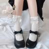 Cute Bow Lace Japanese Lolita Mid-Tube Socks for Girls