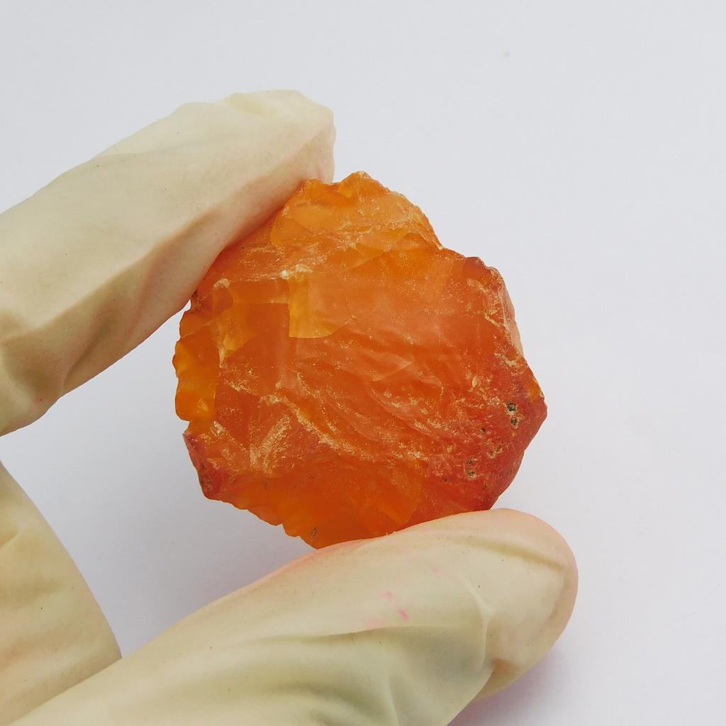 NATURAL Orange Sapphire ROUGH 190.35 Ct Huge Size Uncut Loose Gemstone