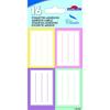 16 School Adhesive Labels - Rectangles - Pastel