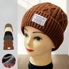 Новые зимние шапки для мужчин и женщин с плюшевой подкладкой и утолщенные шерстяные шапки, непродуваемые и теплые, модные вязаные шапки с защитой ушей