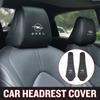 AAAYQ1 Car Seat Headrest Cover Leather Neck Pillow Protector Accessories For Opel Astra Insignia Corsa Zafira Meriva Mokka Vivaro Vect