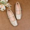 Fashion Flat Shoes for Women 2025 Spring and Autumn Mary Jane Shallow Mouth Plus Size Women's Shoes Ladies 42 43 44  Loafers Women