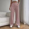 Women's High-Waist Wide-Leg Trousers: 2025 Spring/Autumn Casual Drape Style