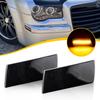 2 шт. Для Chrysler 300 300C 2005-2010 2 шт. Светодиодный указатель поворота Передний бампер Поворотник Боковой габаритный огонь Габаритные огни/Парковочные огни