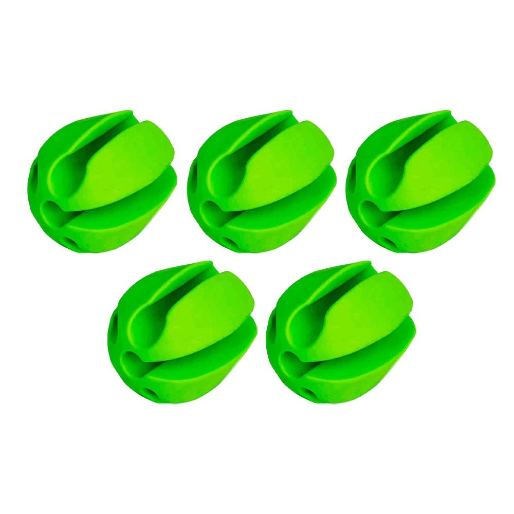 5 шт. Силиконовые ремешки-держатели для удочек с шариками, 5 отверстий, легкие, органайзер для рыболовных снастей, стойки для хранения, рыболовные аксессуары