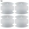 Interior Stickers For Renault koleos duster megane 2 logan clio Auto  4PCS Car Door Handle Bowl Scratch Protector Carbon Fiber S JJ8
